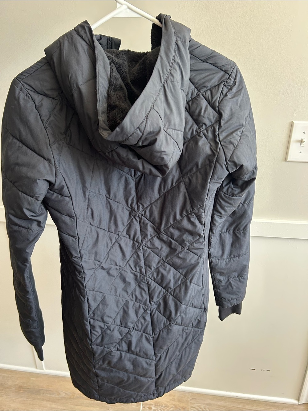 Columbia Black Quilted Insulated Long Puffer Coat - Picture 3 of 7